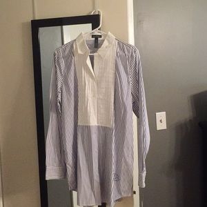 Ralph Lauren Blue Striped Button Down